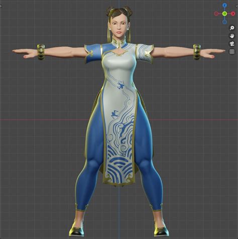 Iwantgames On Twitter Update On My Sf6 Chun Li Model With Her Sf6