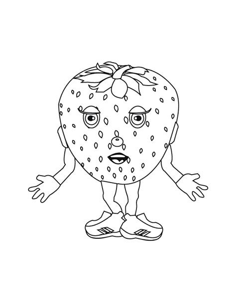 coloring pages strawberry