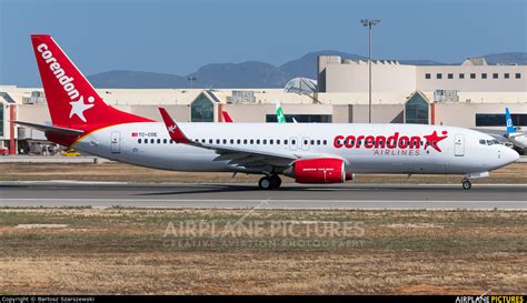 tc  corendon airlines boeing    palma de mallorca photo id  airplane