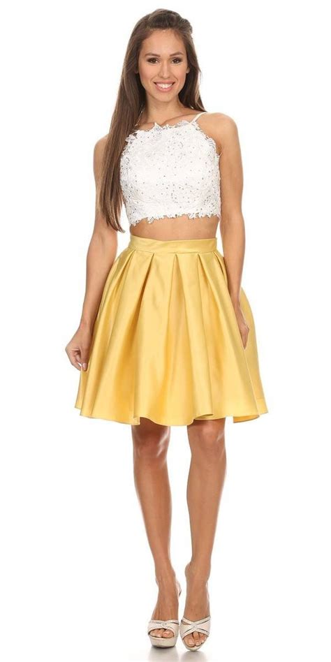 lace crop top pleated skirt burgundy white two piece