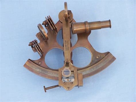 buy captain s antique brass sextant 8in with rosewood box