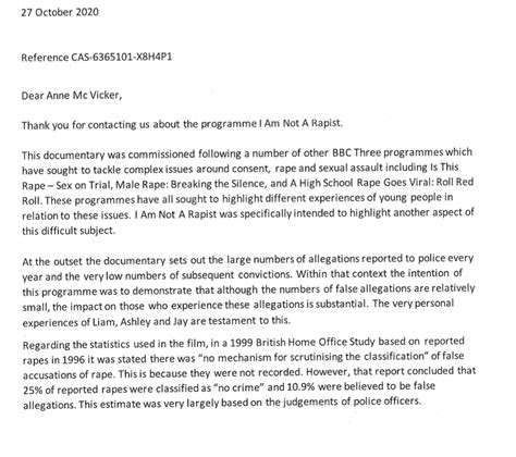 response letter   bbc   problematic programming