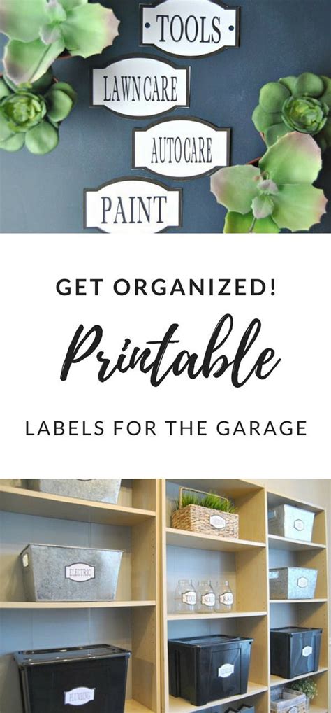 garage organization labels  genius garage organization ideas