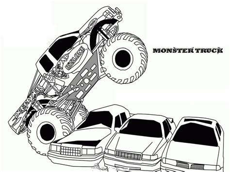 monster truck coloring pages  printables printable monster truck