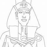 Pharaoh Coloring Pages Akhenaten Egypt Online Egyptian Color Hellokids Printable Tutankhamun sketch template