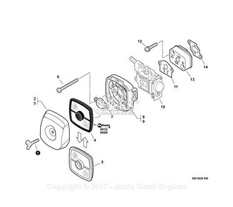 echo pas  sn   parts diagram  intake