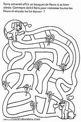 Labyrinthe Coloriage Coloriages Chezcolombes Pinnwand Auswählen sketch template