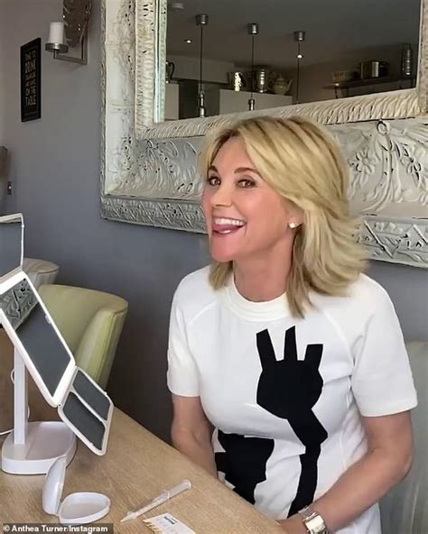anthea turner shares  teeth whitening regime    left stained  coffee  red