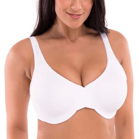 women s full coverage underwire non padded soft seamless minimizer bra