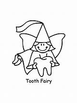 Tooth Fairy Pages Coloring Printable sketch template