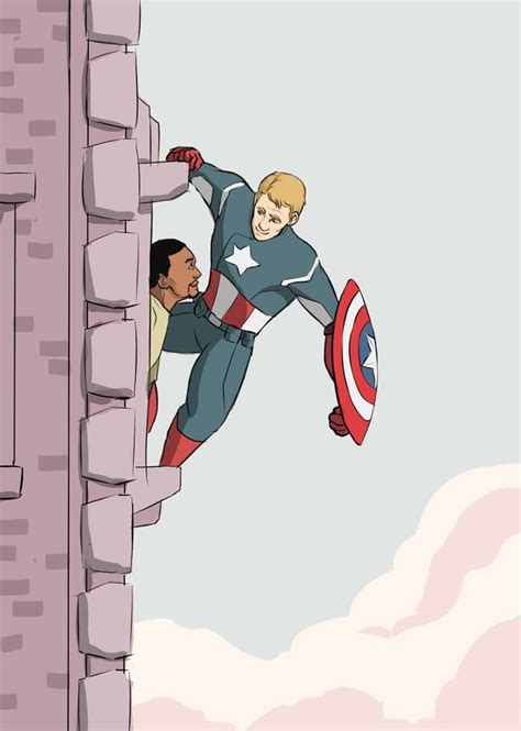 Captain America Mcu Sam Wilson X Steve Rogers