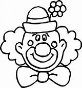 Clown Face Coloring Pages Faces Flower Printable Visit Es Sheets Choose Board Crafts sketch template