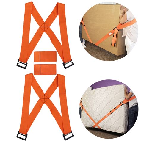 Home Furniture Lifting Moving Strap Carry Ropes In Shoulder Straps