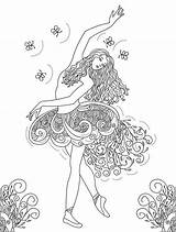 Ballet Everfreecoloring Coloringsun sketch template