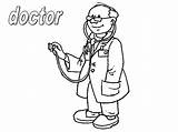 Doctor Coloring Pages Printable Getdrawings sketch template