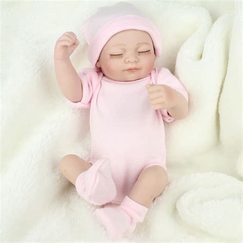 10 realistic reborn dolls girl lifelike newborn full vinyl silicone