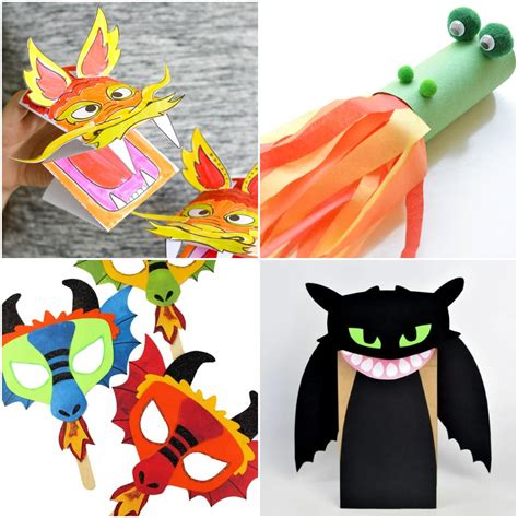 dragon craft ideas  kids