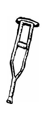 Medical Aid First Crutch Coloring Pages sketch template