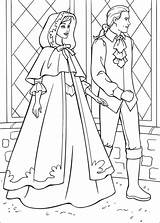 Prinz Prinzessinn Ausmalbild sketch template