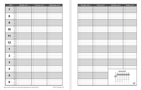 microsoft excel templates appointment calendar excel template