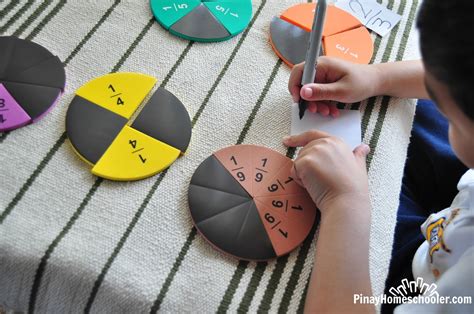 teach fractions  manipulatives  pinay homeschooler