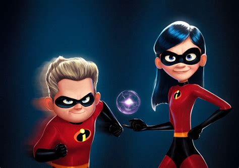 Dash And Violet In The Incredibles Hd Wallpaper 1920x1358 Gludy