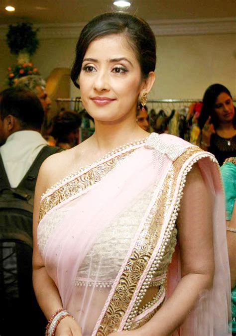 manisha koirala in pink saree designer and bridal saree