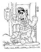 Alf Coloring Pages Fun Kids sketch template