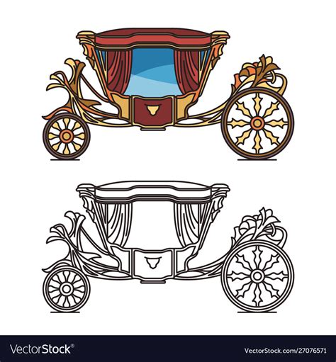 royal horse chariot  travel  vintage carriage