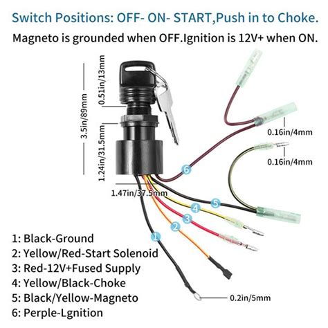 mercury  wire ignition switch diagram