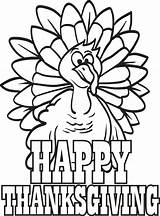 Thanksgiving Turkey Coloring Pages Printable Kids Happy Color Printables Grade Drawing Print Line Sheets Fall Preschoolers Getdrawings Adult Getcolorings Toddler sketch template