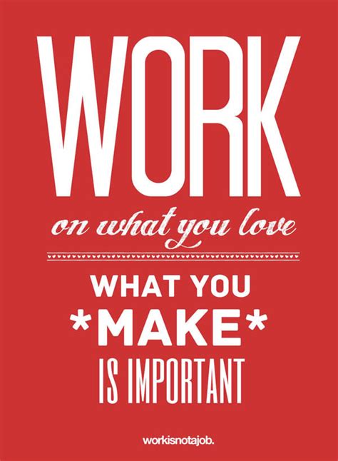 love  job typography design posters  depiction  quotes