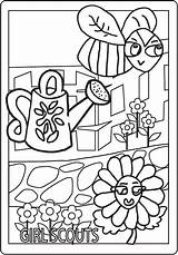 Girl Coloring Daisy Scouts Pages Daisies Scout Books Sheets Book Choose Board Colouring Sheet sketch template