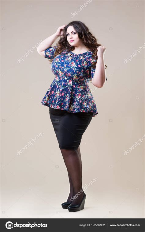 Fat Woman Model Plus Size Fashion Model Fat Woman On