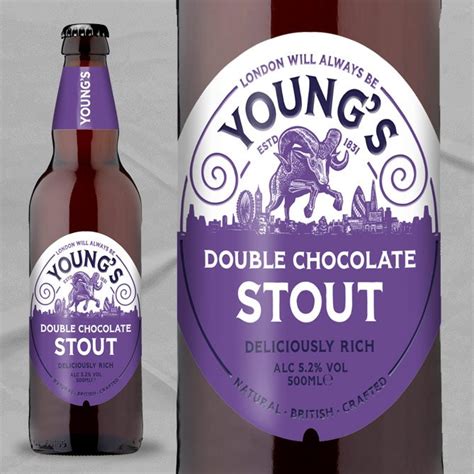 Youngs Double Chocolate Stout 8 X 500ml Wainwright Beer
