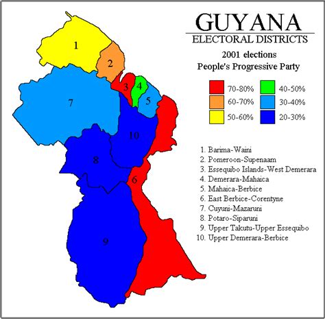 Guyana Legislative Election 2001 Electoral Geography 2 0