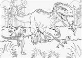 Jurassic Indominus sketch template