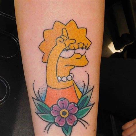 Fuckyeahtattoos Simpsons Tattoo Cartoon Tattoos Tattoos Kulturaupice