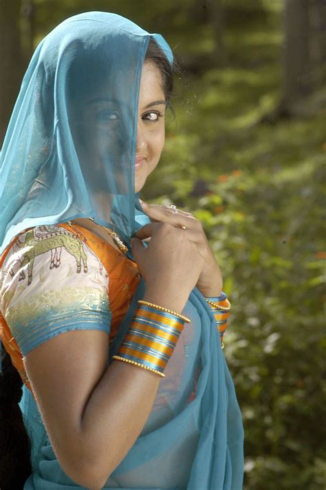 Cute Actress Meera Nandan In Saree Latest Photo Gallery