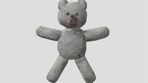 granny horror game teddy download free 3d model by ewtube0