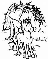 Horse Coloring Pages Baby Printable Horses Color Print Sheets Getcolorings Kawaii Animals Getdrawings Popular Barbie sketch template