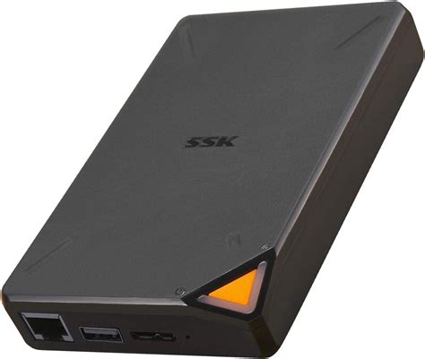 ssk tb personal cloud external wireless hard drive portable nas storage  wifi hotspot