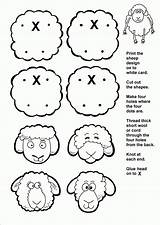 Sheep Lost Crafts Parable Bible Craft Kids Activity School Sunday Activities Lamb Story Oveja Coloring Pages Lambsongs La Perdida Shepherd sketch template