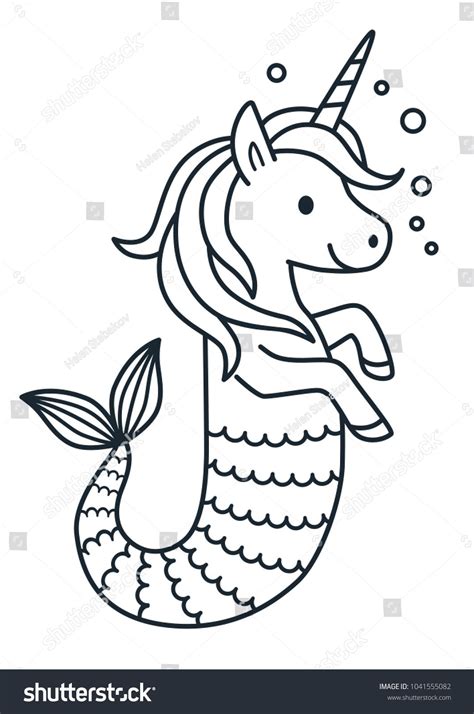 image result  colored pages small unicorn mermaid coloring book