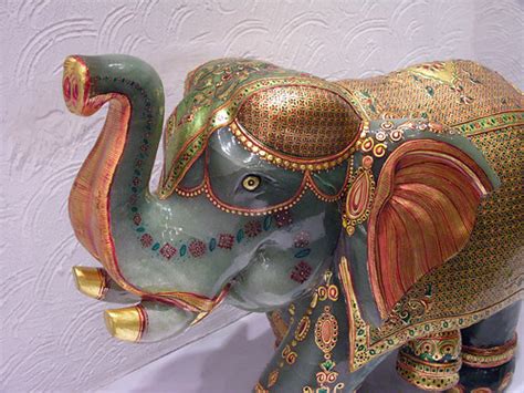 decorative elephant ceramic elephant  display  jewelle flickr