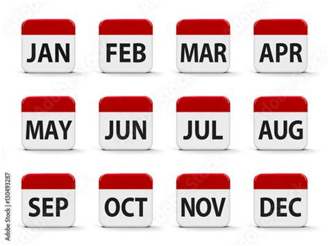 months calendar stock photo  royalty  images  fotoliacom