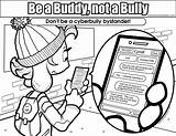 Coloring Bullying Pages Colouring Cyber Bully Poster Drawing Bystander Buddy Kids Getdrawings Resolution Dont Sheets Posters Safety Medium sketch template