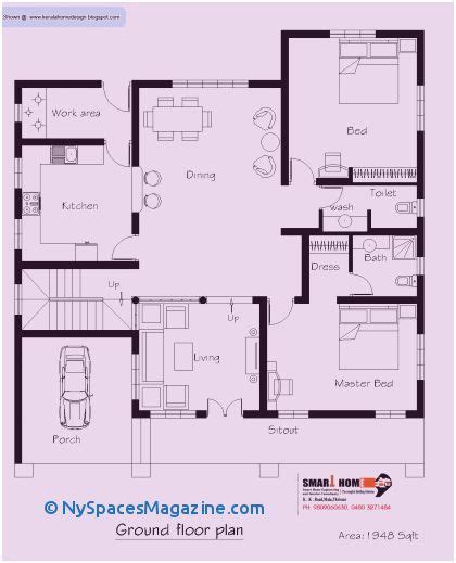 sq ft house plans south indian style house plans guest house plans   plan