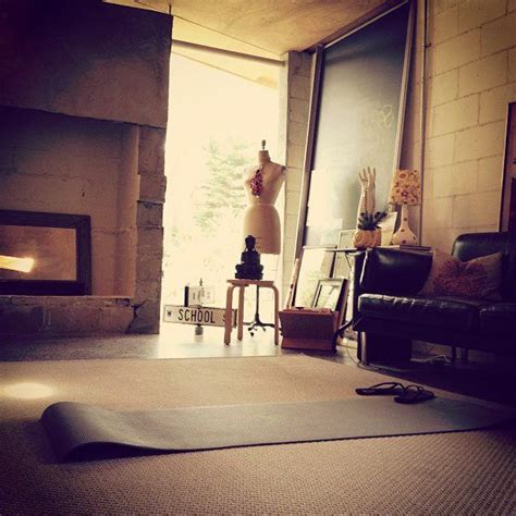 setting   living room   yoga studio  timesweek  home