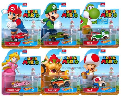 Hot Wheels Super Mario Bros Personajes Vehiculos Mercado Libre My Xxx